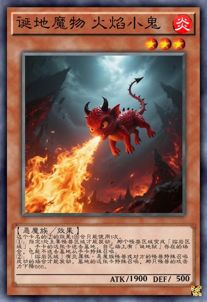 诞地魔物 火焰小鬼