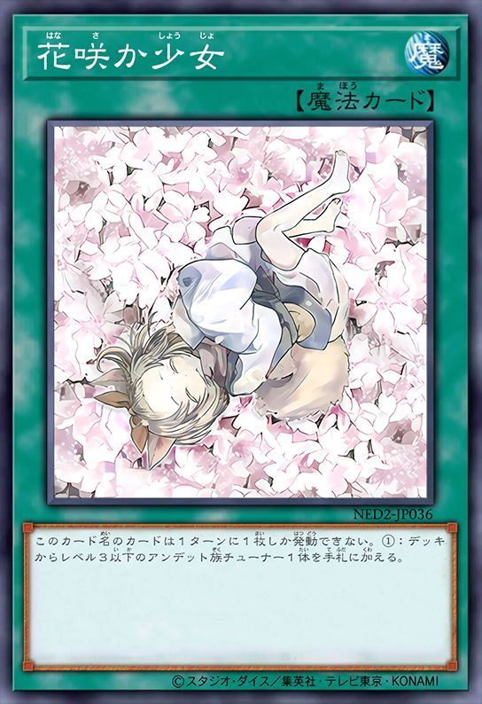 花开的少女